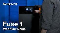 SLS 3D Printing Workflow - The Fuse 1 Demo