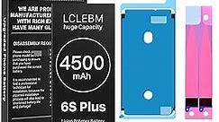 LCLEBM Battery for iPhone 6S Plus, New 0 Cycle Higher Capacity Li-Polymer Battery Replacement for iPhone 6S Plus Model A1634, A1687, A1699 with Complete Repair Tools Kits