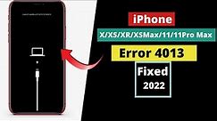 iPhone XS/XS Max/XR/11/11 Pro Max Error 4013 fix! iPhone Restart on Apple logo fix.