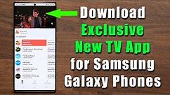 Exclusive Samsung TV Plus App is HERE for your Galaxy Phones! - DOWNLOAD NOW (125+ Free Channels)