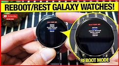 Recovery Mode, Reboot, Reset Samsung Galaxy Watch 4, Watch 3, Active 2 & Active 1