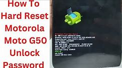 How To Hard Reset Moto G50 Unlock Password - moto g50 hard reset - xt2137-1 hard reset