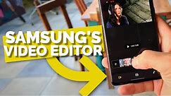 How to edit a YouTube video on the Samsung S21 Ultra