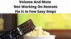 Volume And Mute Not Working On Remote - Easy Fix Guide