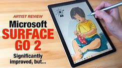 Artist Review: Microsoft Surface Go 2 (Intel Core m3-8100Y)