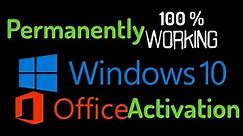 How To Activate Microsoft Office & Window 10 Without Product Key │Office 2013, 365, 2016, 2019