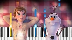 Frozen 2 - Some Things Never Change - Piano Tutorial / Piano Arrangement