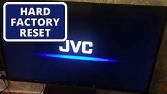 How do Reset JVC Smart TV to Factory Settings || Hard Reset a JVC TV -- Easy Troubleshooting Guide