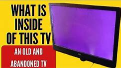 I Am Curious About An Old And Abandoned Television | Television Repair