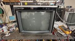 Quick service of a 1986 Zenith System 3 model sb2027s 19" color CRT TV.