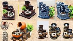 Top 4 Simple Cement Concrete Indoor Waterfall Fountains | How to Make Best DIY Water Fountains