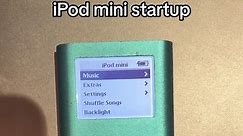 ipod mini startup #ipod #ipodmini #apple