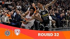 Partizan - Olympiacos | Round 32 Highlights | 2023-24 Turkish Airlines EuroLeague