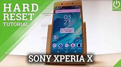 How to Hard Reset SONY Xperia X - Reset Code / Restore SONY