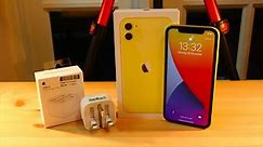Unboxed : Apple iPhone 11 64 GB (Yellow) + First Boot-Up