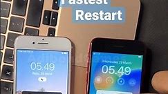 Comparison iPhone 7 vs iPhone 8 - Which Fastest Restart ?