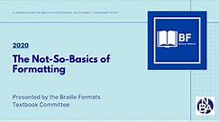 The Not-So-Basics Of Formatting