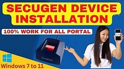 How To Install Secugen Biometric Device In Windows 10 II Secugen Device Install @roinetsolution6846