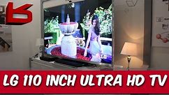 LG 110 inch 4K Ultra HD TV