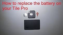 How to replace the battery on your Tile