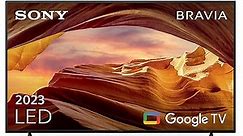 Sony BRAVIA, KD-50X75WL, 50 Zoll Fernseher, LED, 4K HDR, Google TV, Smart TV, Works with Alexa, BRAVIA CORE, HDMI 2.1, Gaming-Menü mit ALLM