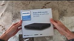 Unboxing the 2000-series DVD Player from Philips TAEP 200/12