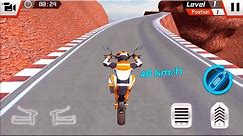 Racing on Bike Free - Gameplay Android game - bike stunts game