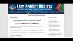 Intro to the Easy Product Displays Dashboard