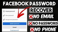 How To Recover Facebook Password Without Email And Phone Number 2024 epi1 @SocialLifeTips