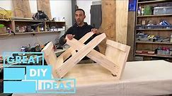 This DIY Coffee Table and Dining Table in One is PERFECT For Small Spaces | DIY | Great Home Ideas