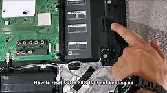 How to Reset a TV not turning on / no audio sound / app not working