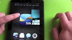 Amazon Kindle Fire HDX 7 setup and first look