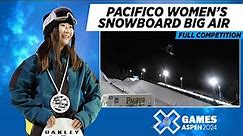 Pacifico Women’s Snowboard Big Air: FULL COMPETITION | X Games Aspen 2024