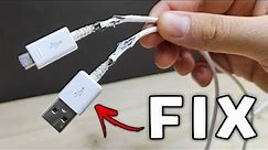 Best way to repair and fix charge cable - fix and repair any type of charger cable