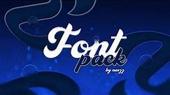 THE BEST *FREE* Font Pack | 100+ Fonts | Free Download