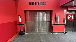 Epic Motor! MEI Hydraulic Freight Elevator at Target in St. Louis, MO