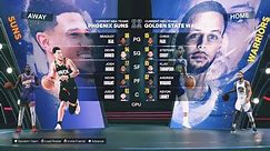 NBA 2K24 | Suns vs Warriors| Full Gameplay Opening Night 🔥