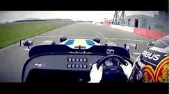 Kamui Kobayashi drives the Caterham Seven 620 R at Silverstone