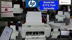 How to Set Up HP Deskjet 3772 To WIFI, Scan Documents, Copy, Print, Instant Ink & Complete Alignment