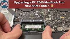 Upgrading a 2010 MacBook Pro - Can I make it better than new? (RAM + SSD)
