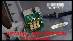 Infocus SP7205 DLP Projector Lamp Fan Repair