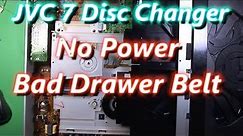 Thriftstore JVC 7 Disc CD/DVD player repair - unedited