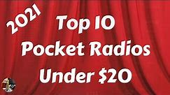 Top 10 Pocket Radios Under $20 | 2021 Edition
