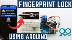 Fingerprint Door Lock Using Arduino Uno || Arduino Project