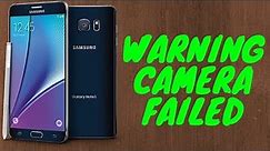 Samsung Galaxy S7 Camera Failed | Samsung Galaxy S7 Warning Camera Failure Fix