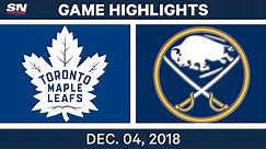NHL Highlights | Maple Leafs vs. Sabres - Dec 4, 2018