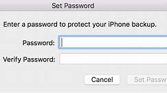How to recover iTunes backup password for all iOS versions