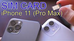 How to Insert SIM Card to iPhone 11 / 11 Pro / 11 Pro Max