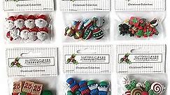 Buttons Galore 50+ Assorted Christmas Buttons for Sewing & Crafts - Set of 6 Button Packs