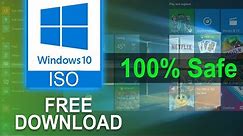 How To Download Windows 10 ISO FREE (100% Safe & Secure) 2018